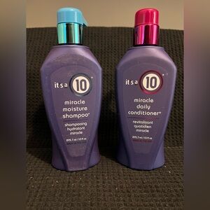 It's a 10 Miracle Moisture Shampoo - Purple and Blue